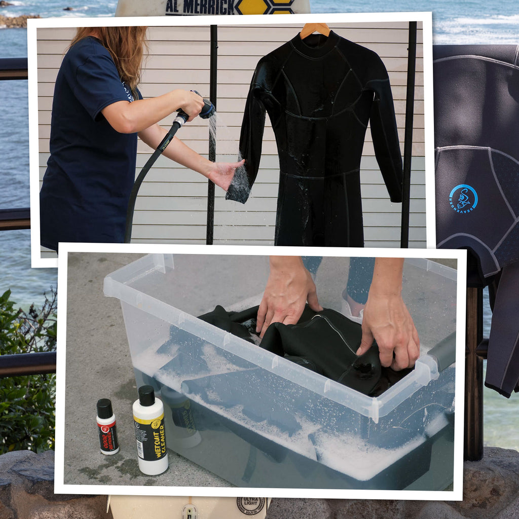 Seavenger how to wash a neoprene wetsuit after using it in ocean saltwater