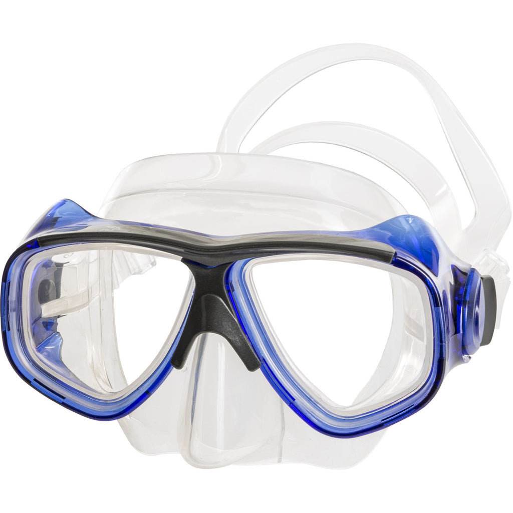 Prescription Scuba Diving Snorkeling Mask with Custom Rx Lens Option - Blue