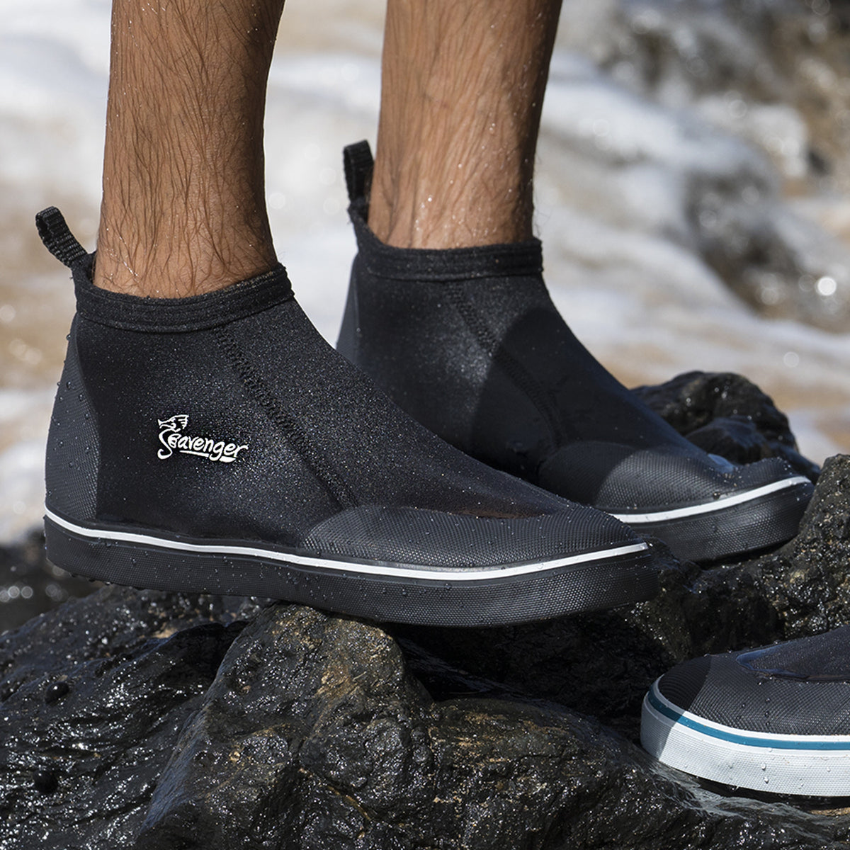 Atlantis Slip On Scuba Shoes Black