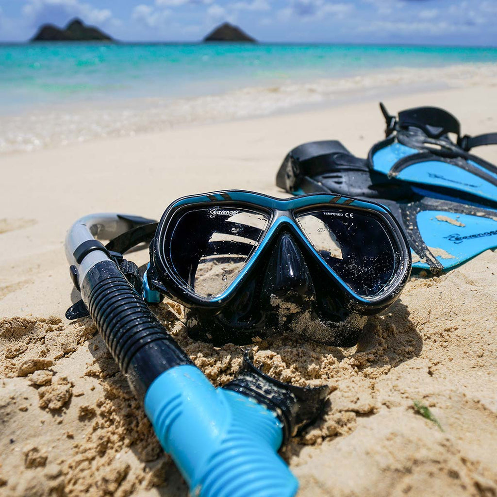Seavenger How to Keep Your Snorkel Mask From Fogging Up Featuring Hanalei Anti-Fog Snorkel or Scuba Mask, Anti-Fog Spray, Anti-Fog Gel 