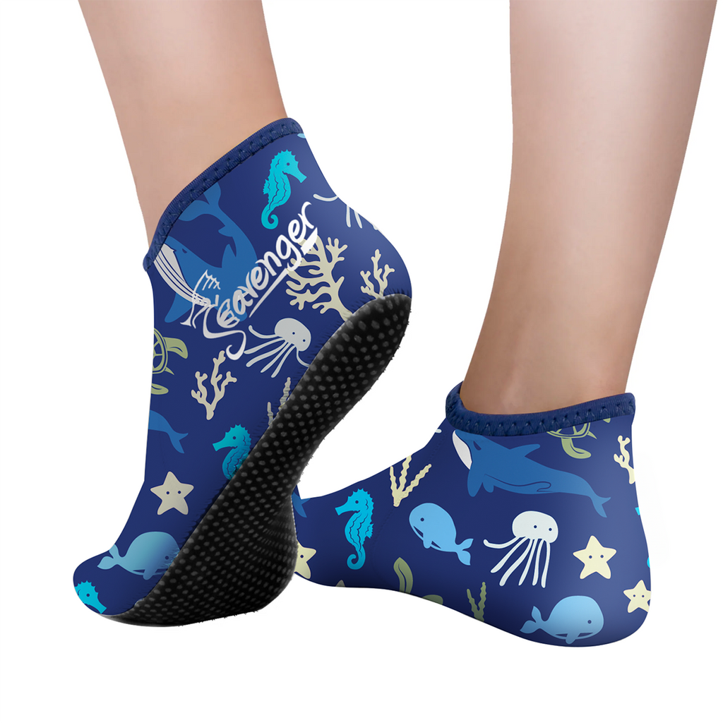 Zephyr 3mm Neoprene Socks - Paradise Navy