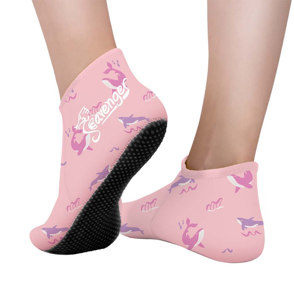 Zephyr 3mm Neoprene Socks - Paradise Pink