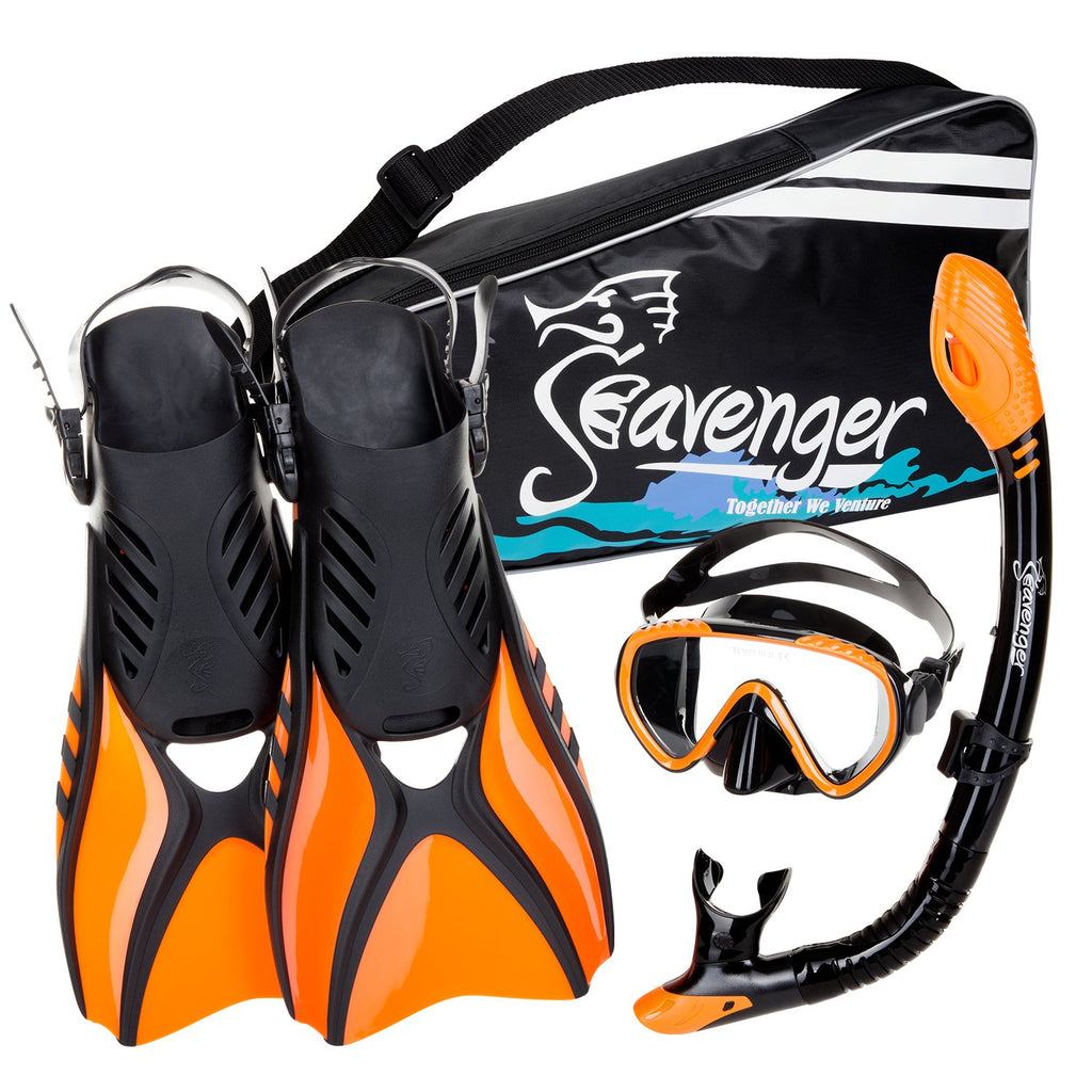 orange snorkel set