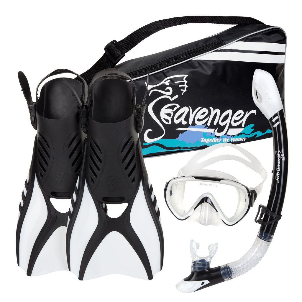 white snorkel set