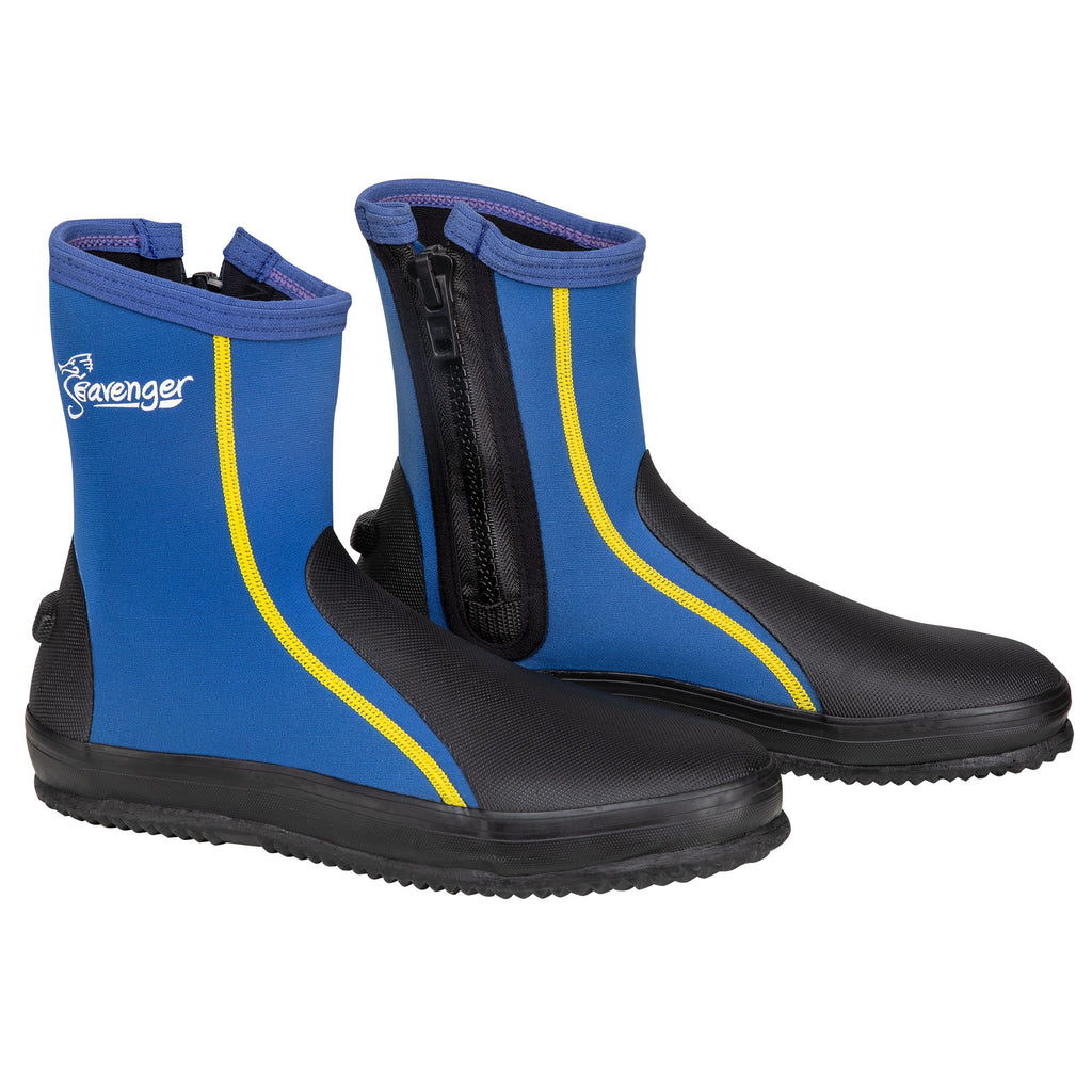 Tall Tortuga Dive Boots - Blue