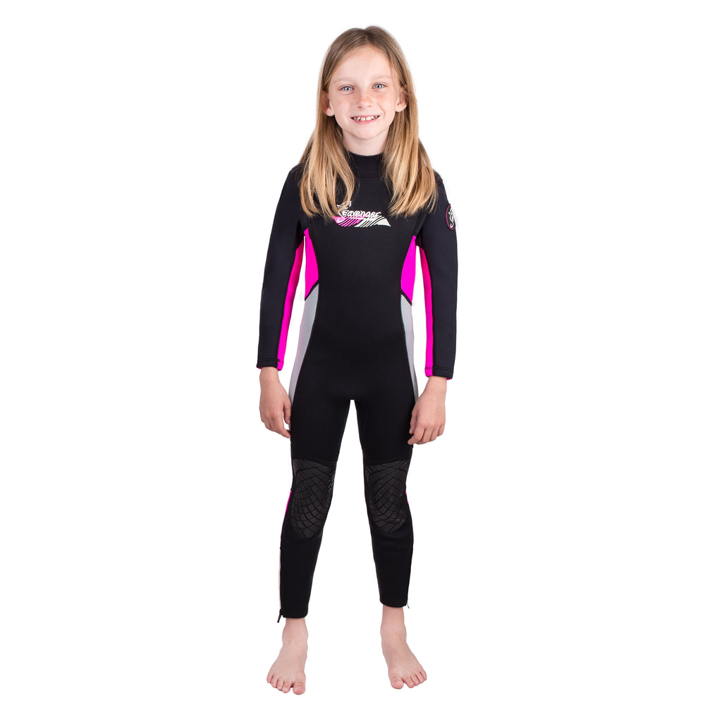 3mm pink neoprene child wetsuit