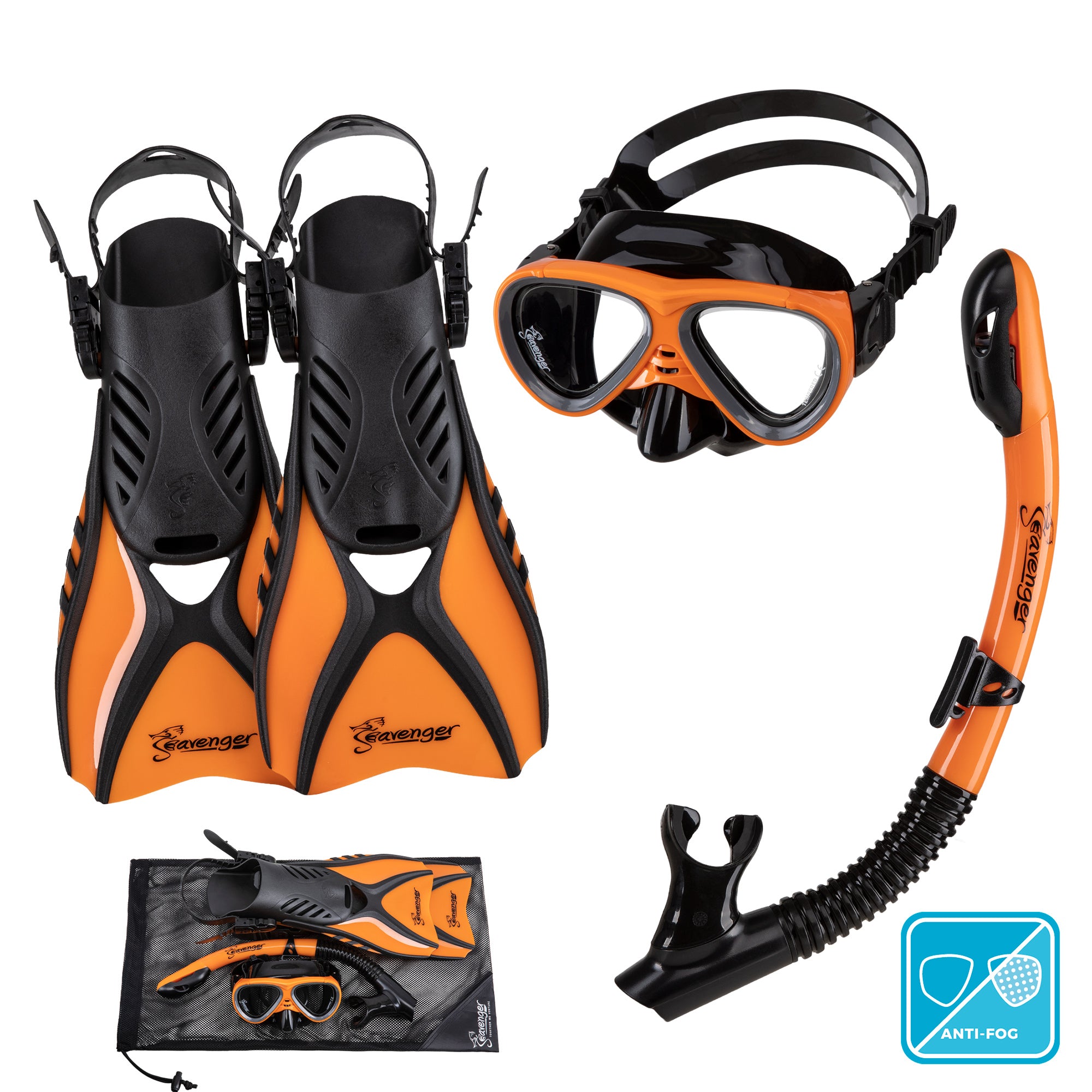 Snorkel Diving Mask Set Anti-fog Adult Swimming Di... - Vicedeal - Foto 8